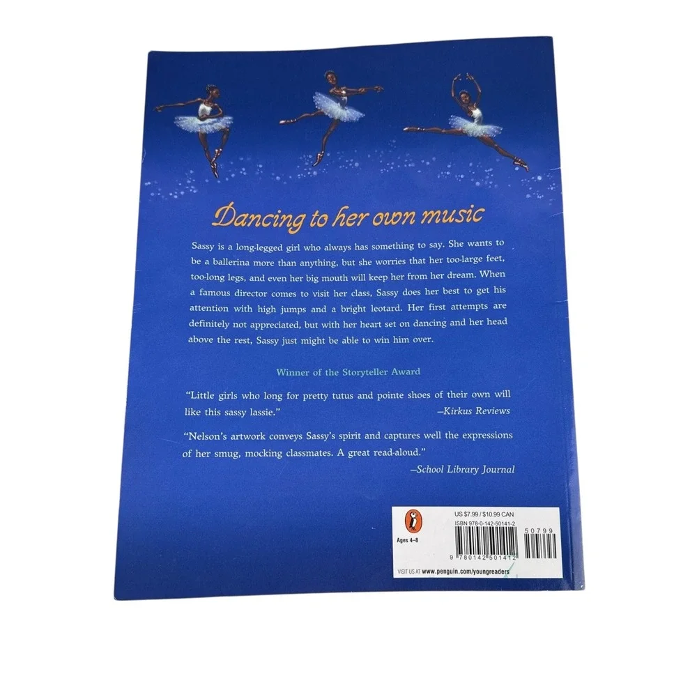 Debbie Allen Dancing in the Wings Kid Children Picture Book by Kadir Nelson A18G